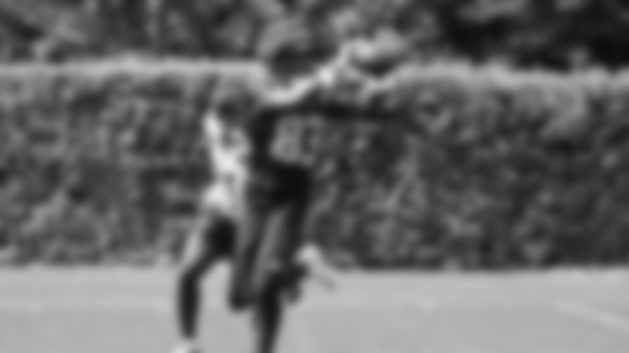 Seahawks wide receiver Dareke Young (83) practiced on August 19, 2025 at the Virginia Mason Athletic Center.