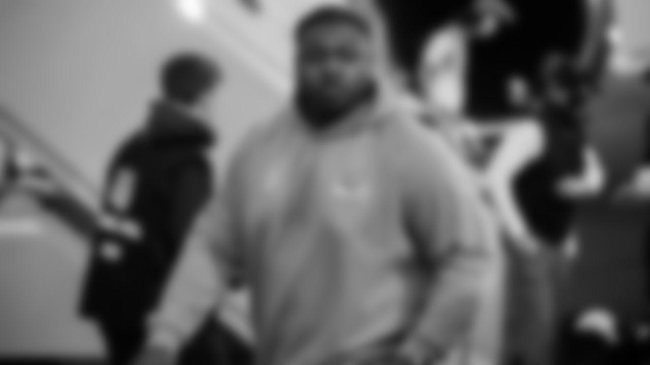 Seahawks defensive tackle Jarran Reed (90) arrived in the Bay Area on Sunday, February 1, 2026.