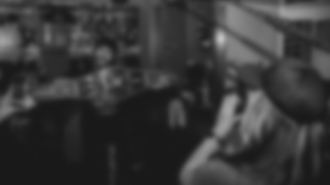 The Seahawks cleaned out the locker room following the end of the 2026 and brought out the championship belt to celebrate their Super Bowl LX victory.