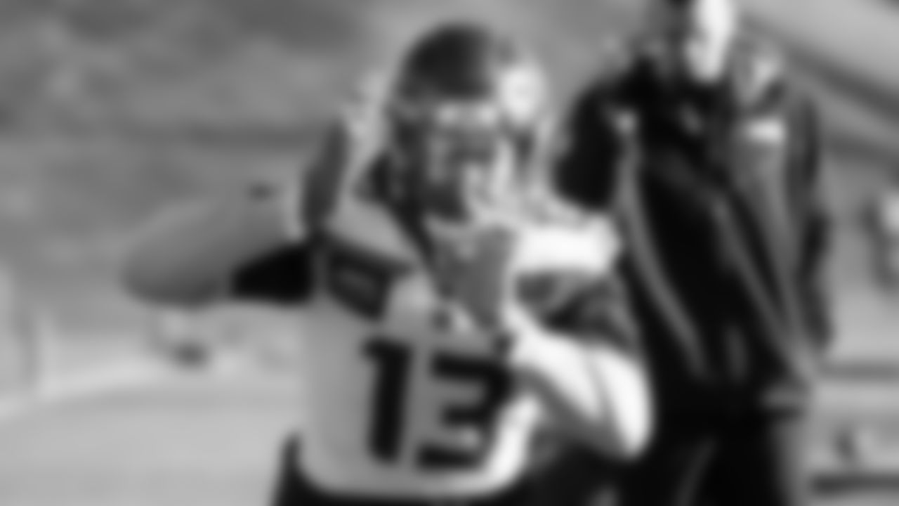 Seahawks linebacker Ernest Jones IV (13) practiced on Wednesday, January 21, 2026 at the Virginia Mason Athletic Center.