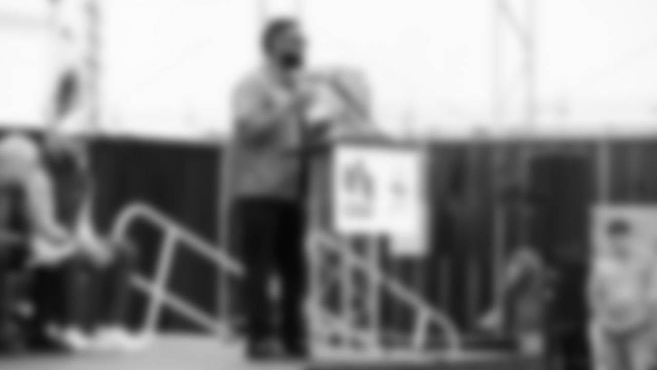 USAA's "Change of Command" event is to celebrate a different military service each year: rotating through the 5 branches -- Army, Airforce, Navy, Coast Guard, Marines.