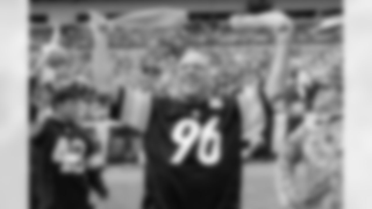 Kurt Angle led the Terrible Towel Twirl for the Steelers game against the Tampa Bay Buccaneers in 2022