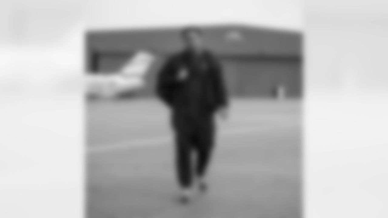 Pittsburgh Steelers offensive lineman Spencer Anderson (74) travels to Los Angeles on Saturday, Nov. 8, 2025 for the Week 10 regular season matchup against the Los Angeles Chargers. (Karl Roser / Pittsburgh Steelers)