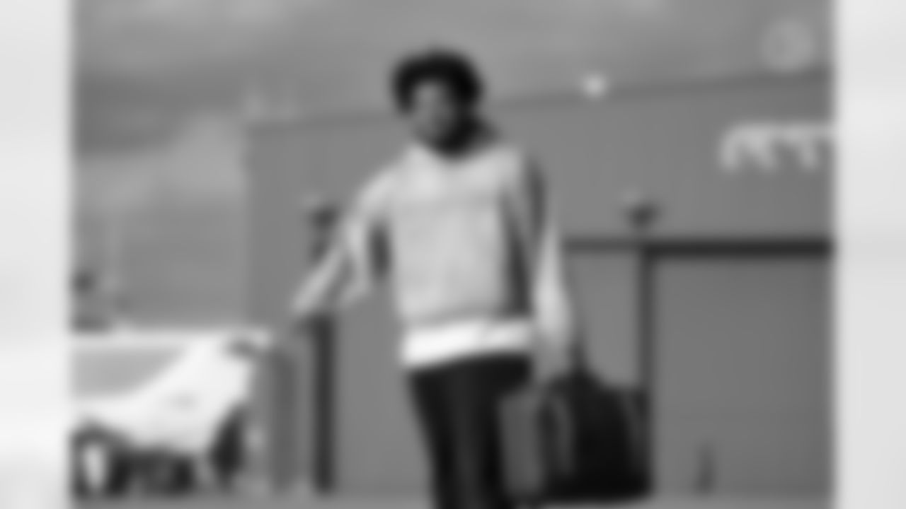 Pittsburgh Steelers linebacker Malik Harrison (50) travels to Chicago on Saturday, Nov. 22, 2025 for the Week 12 regular season matchup against the Chicago Bears. (Alysa Rubin / Pittsburgh Steelers)