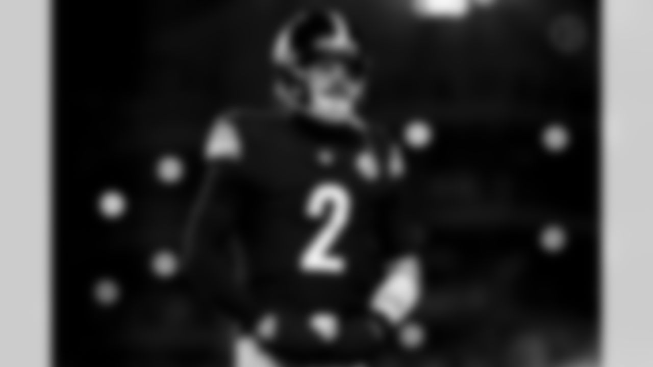 Pittsburgh Steelers quarterback Mason Rudolph (2) during a postseason Wild Card game between the Pittsburgh Steelers and the Houston Texans, Monday, Jan. 12, 2026 in Pittsburgh, PA. (Karl Roser / Pittsburgh Steelers)