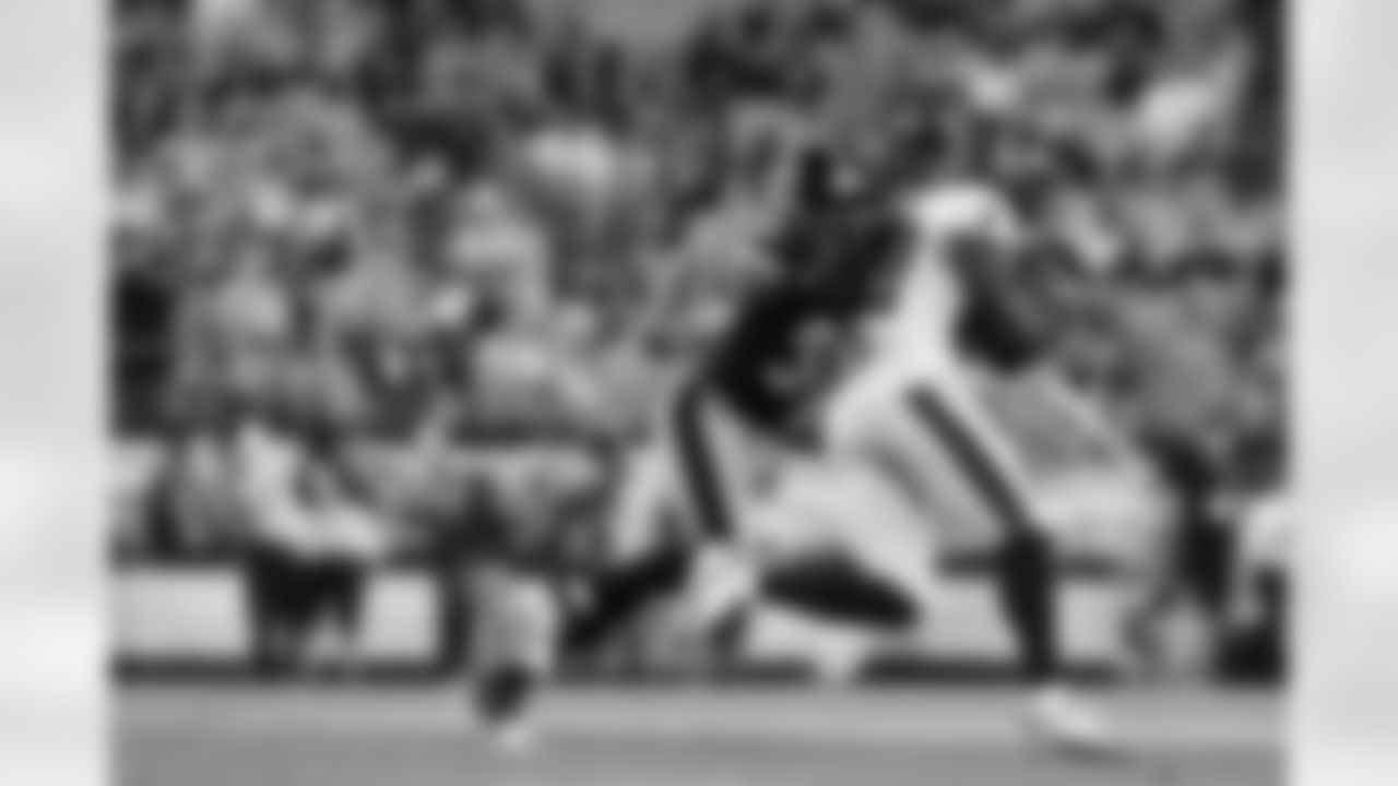Pittsburgh Steelers safety Quindell Johnson (35) during a preseason game between the Pittsburgh Steelers and the Tampa Bay Buccaneers, Wednesday, July 16, 2025 in Pittsburgh, PA. (Emilee Fails / Pittsburgh Steelers)