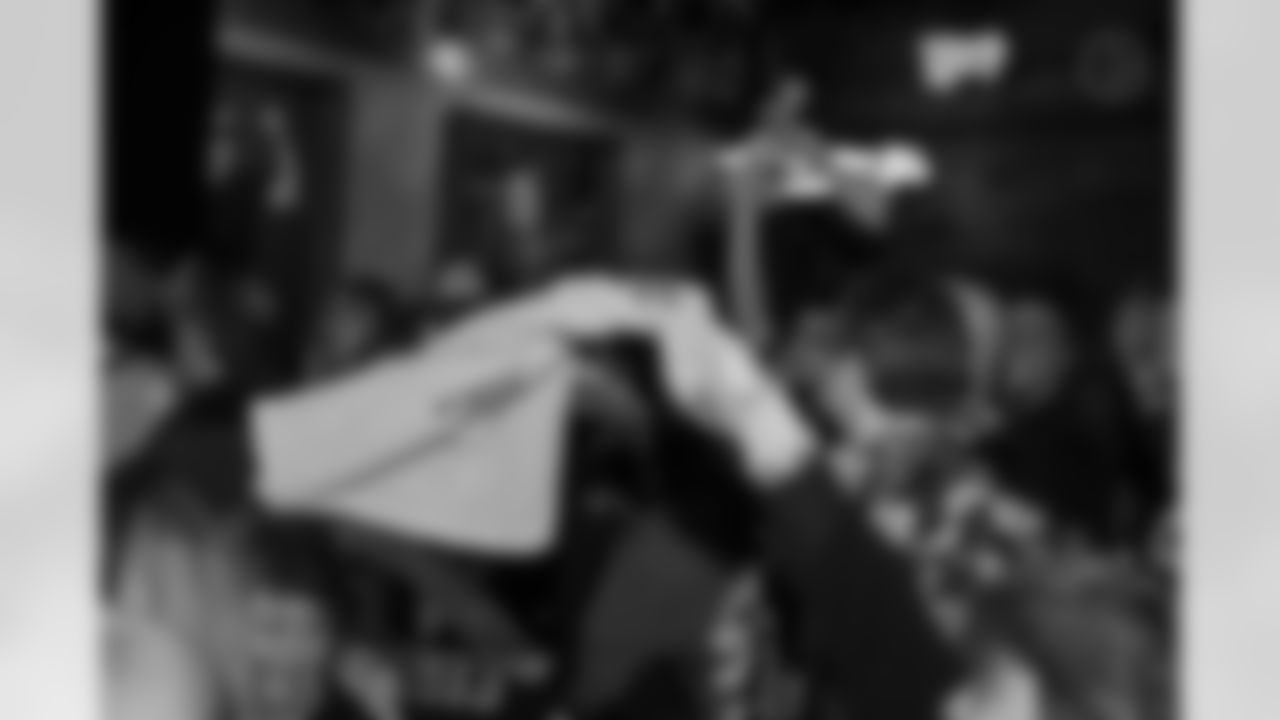 Pittsburgh Steelers fans attend the Steelers Nation Unite Playoff Party at Tequila Cowboy prior to the Wild Card game against the Houston Texans on Saturday, Jan. 10, 2026 in Pittsburgh, PA. (Arron Anastasia / Pittsburgh Steelers)