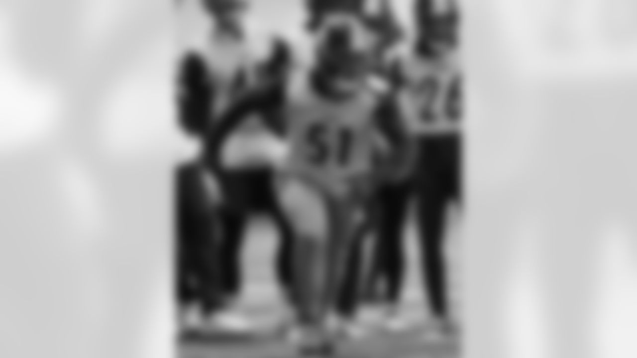 Pittsburgh Steelers linebacker Nick Herbig (51) during practice at the UPMC Rooney Sports Complex preparing for a Week 14 matchup against the Baltimore Ravens, Friday, Dec. 5, 2025 in Pittsburgh, PA. (Alysa Rubin / Pittsburgh Steelers)