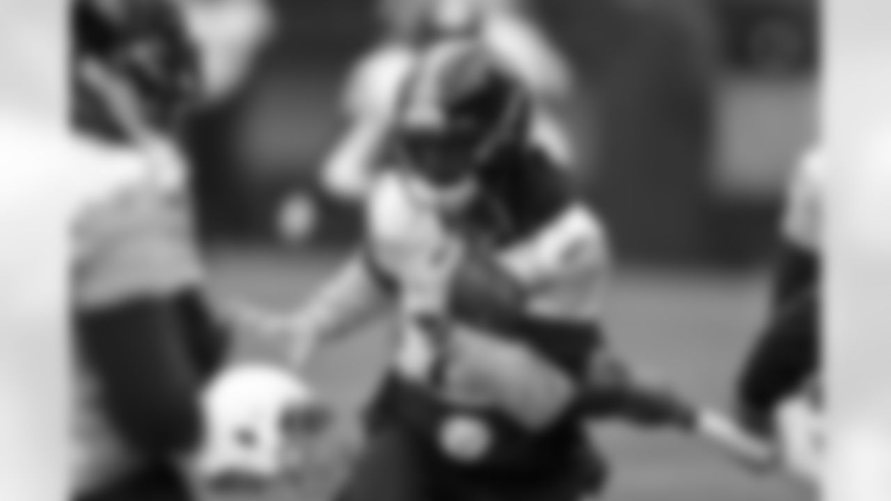 Pittsburgh Steelers wide receiver Marquez Valdes-Scantling (11) during practice at the UPMC Rooney Sports Complex preparing for a Week 12 matchup against the Chicago Bears, Thursday, Nov. 20, 2025 in Pittsburgh, PA. (Karl Roser / Pittsburgh Steelers)