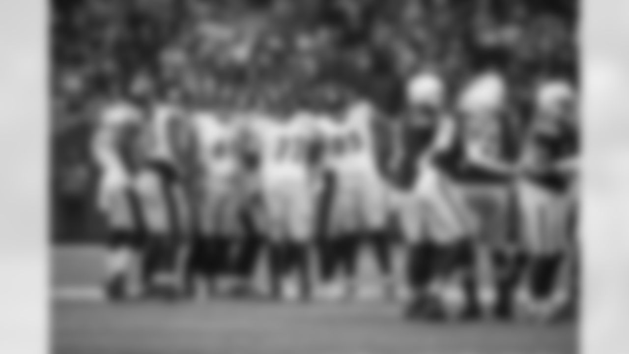 The Pittsburgh Steelers offense huddle on the field during a regular season game between the Pittsburgh Steelers and the Indianapolis Colts, Saturday, Dec. 16, 2023 in Indianapolis, IN. The Colts beat the Steelers 30-13. (Karl Roser / Pittsburgh Steelers)