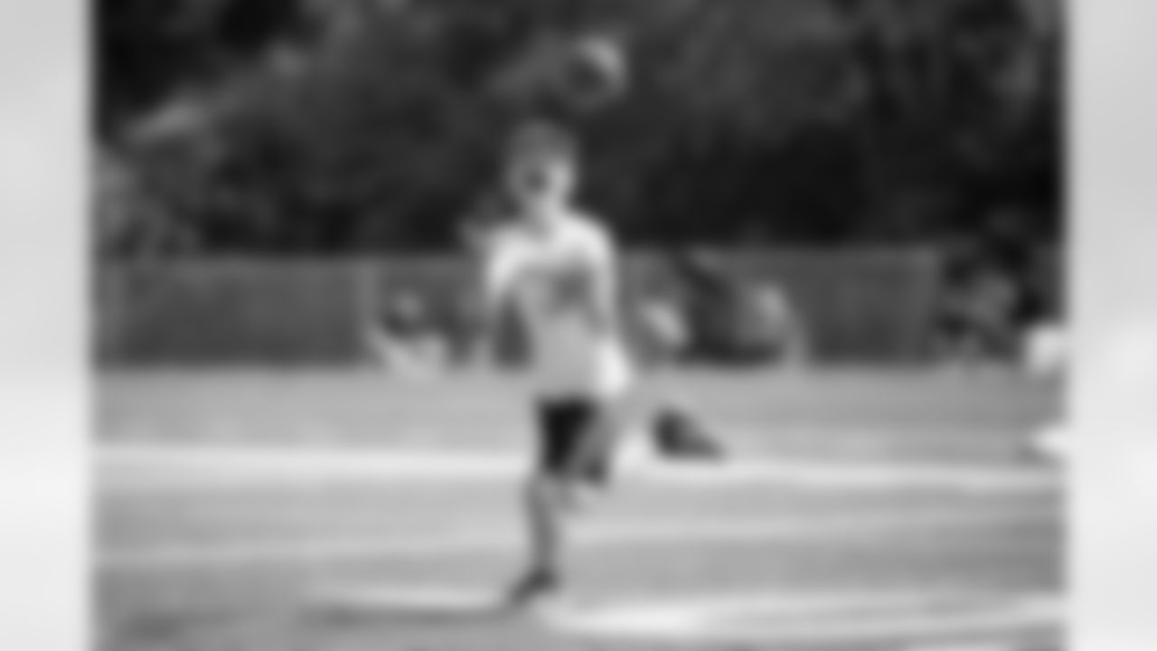 The Steelers host a 2025 Youth Football Camp at Slippery Rock University Monday, June 23, 2025 in Slippery Rock, PA. (Alysa Rubin / Pittsburgh Steelers)