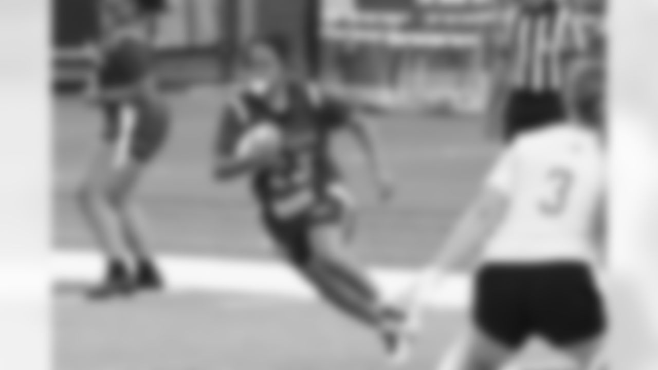 The Sweet 16 and Elite Eight rounds of the Steelers' Girls High School Flag Football season take place on Saturday, May 17, 2024 at Moon High School. (Brad Oskowski / Pittsburgh Steelers)