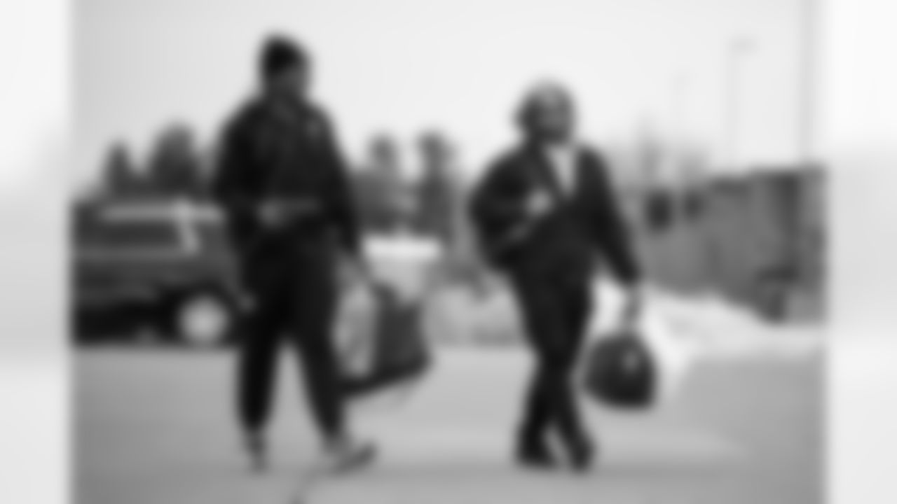 Pittsburgh Steelers running back Kaleb Johnson (20) and Pittsburgh Steelers running back Jaylen Warren (30) travelsto Detroit on Saturday, Dec. 20, 2025 for the Week 16 regular season matchup against the Detroit Lions. (Alysa Rubin / Pittsburgh Steelers)