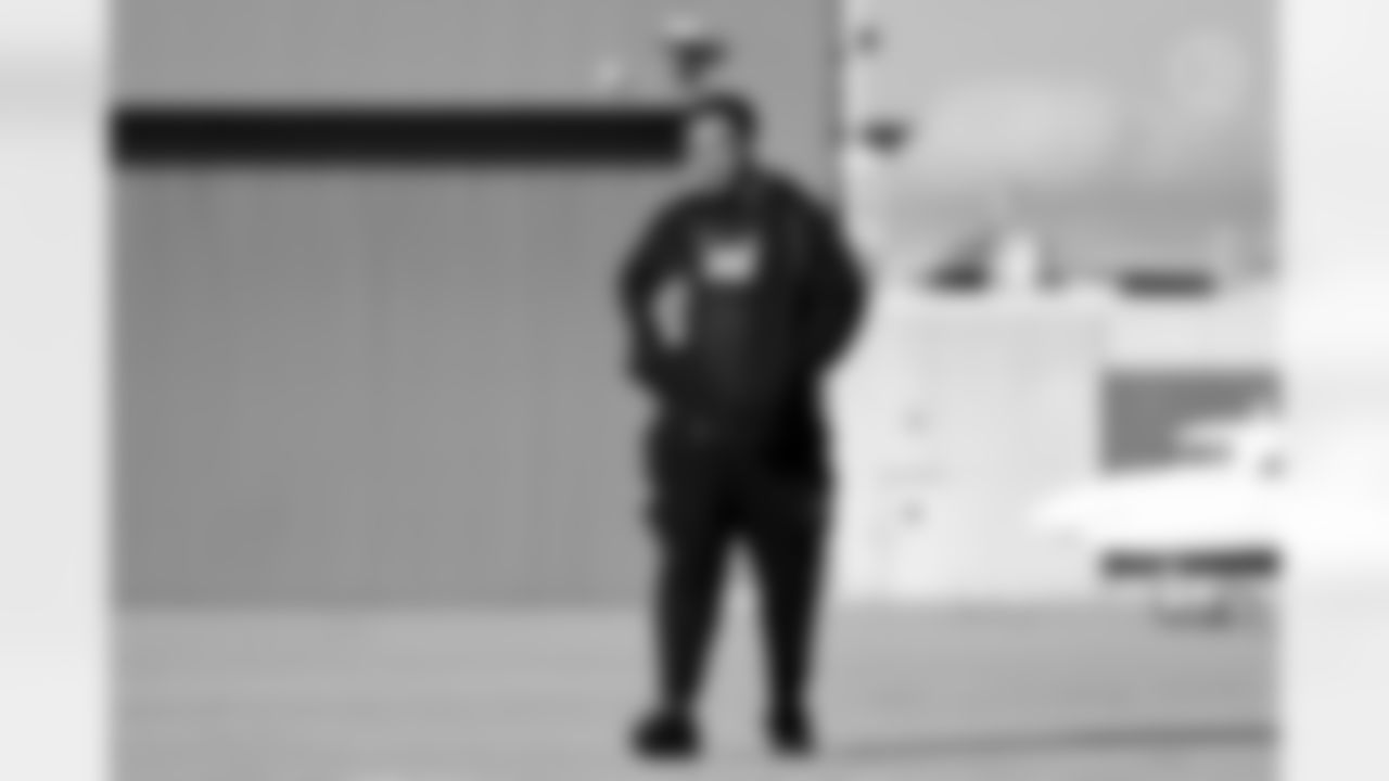 Pittsburgh Steelers offensive lineman Spencer Anderson (74) travels to Chicago on Saturday, Nov. 22, 2025 for the Week 12 regular season matchup against the Chicago Bears. (Alysa Rubin / Pittsburgh Steelers)