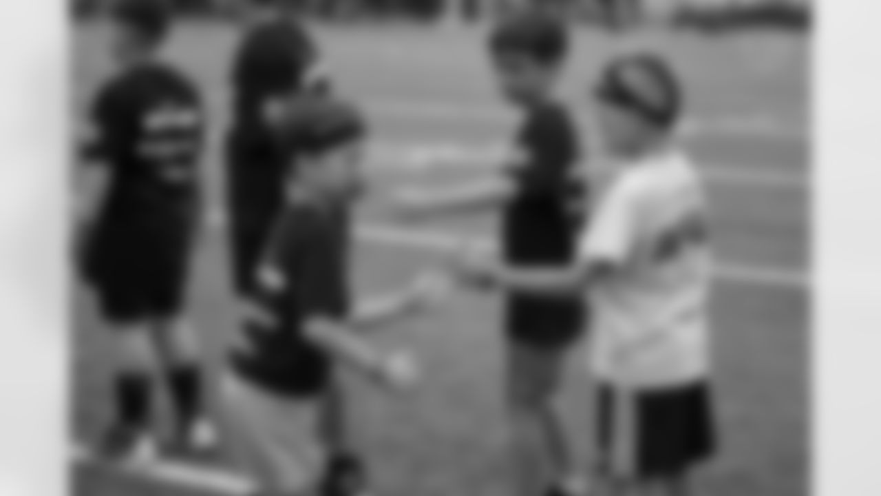 The Steelers host a 2025 Youth Football Camp at Highlands Sports Complex Friday, June 13, 2025 in Triadelphia, WV. (Alysa Rubin / Pittsburgh Steelers)