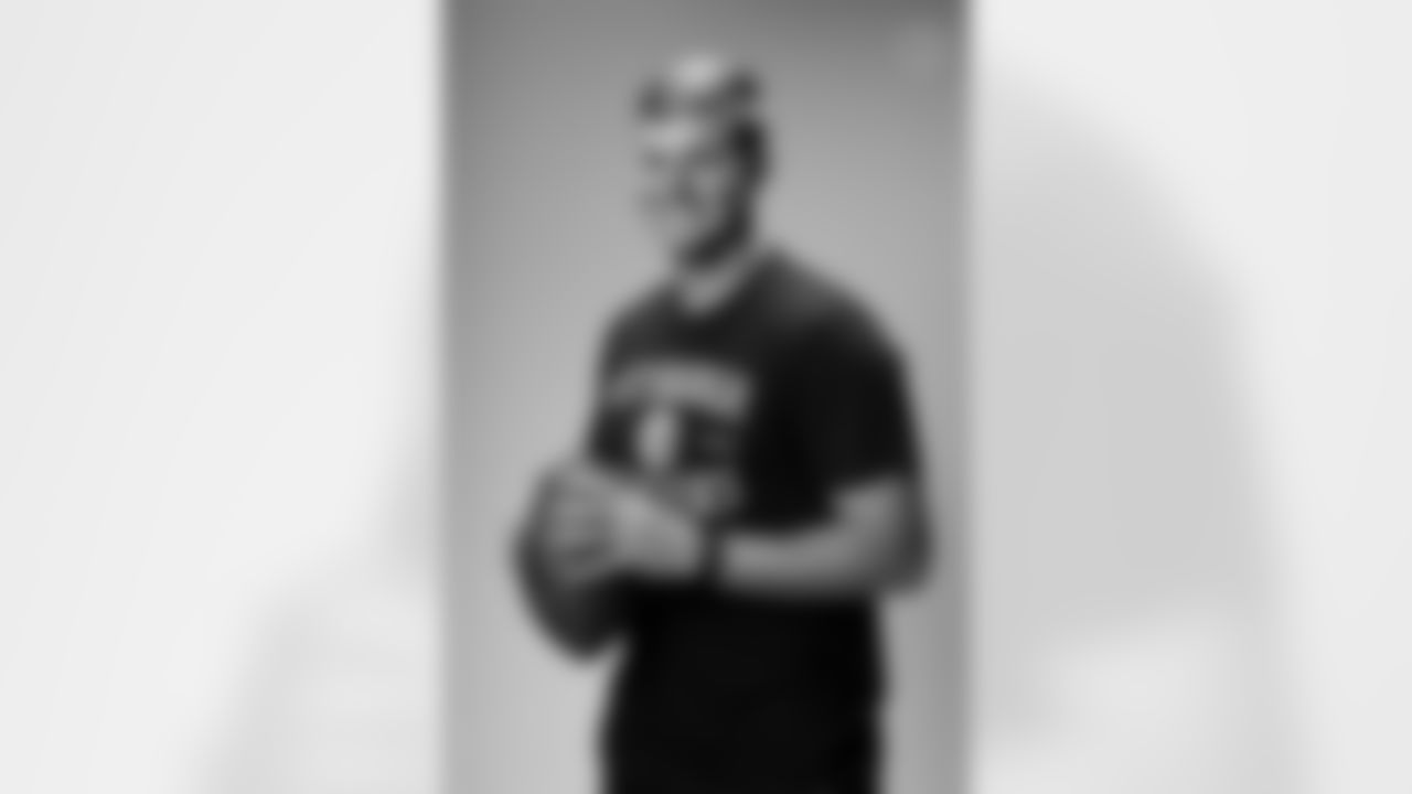 Pittsburgh Steelers sixth-round pick Will Howard poses for a photo following the 2025 NFL Draft on Tuesday, May 13, 2025 in Pittsburgh, PA. (Karl Roser / Pittsburgh Steelers)