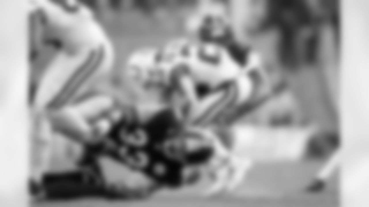 Pittsburgh Steelers linebacker Malik Harrison (50) during a regular season game between the Pittsburgh Steelers and the Indianapolis Colts, Sunday, Nov. 2, 2025 in Pittsburgh, PA. The Steelers defeated the Colts 27-20. (Karl Roser / Pittsburgh Steelers)