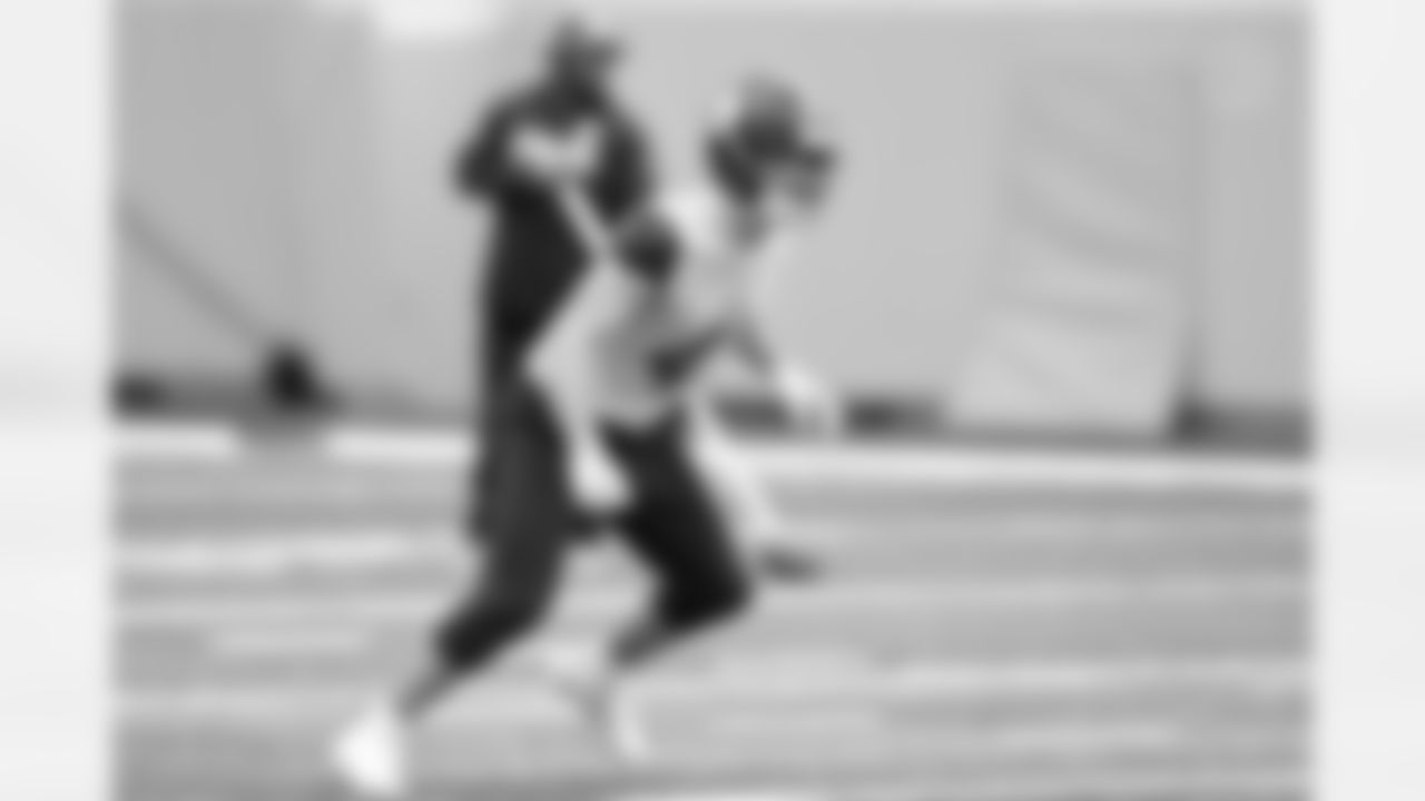 Pittsburgh Steelers linebacker Payton Wilson (41) during practice at the UPMC Rooney Sports Complex preparing for a Week 9 matchup against the Indianapolis Colts, Thursday, Oct. 30, 2025 in Pittsburgh, PA. (Karl Roser / Pittsburgh Steelers)