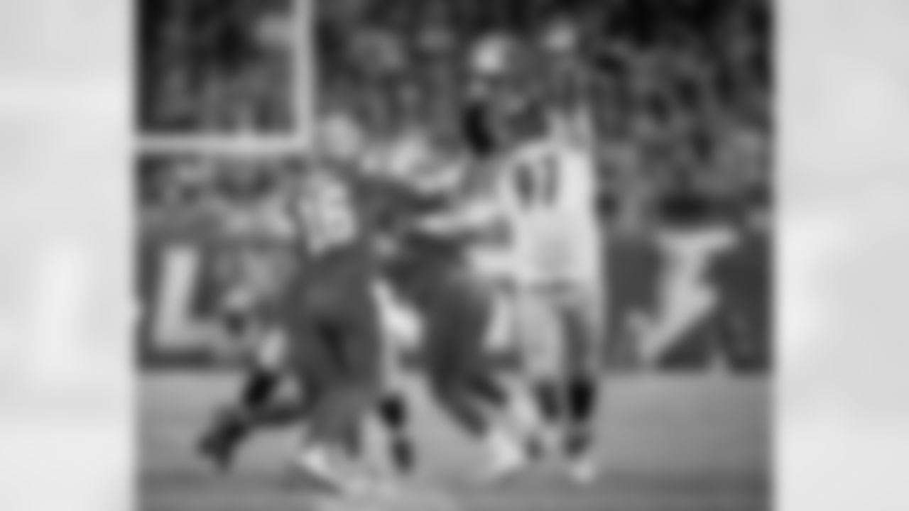 Pittsburgh Steelers defensive tackle Cameron Heyward (97) during a regular season game between the Pittsburgh Steelers and the Detroit Lions, Sunday, Dec. 21, 2025 in Detroit, MI. The Steelers defeated the Lions 29-24. (Karl Roser / Pittsburgh Steelers)