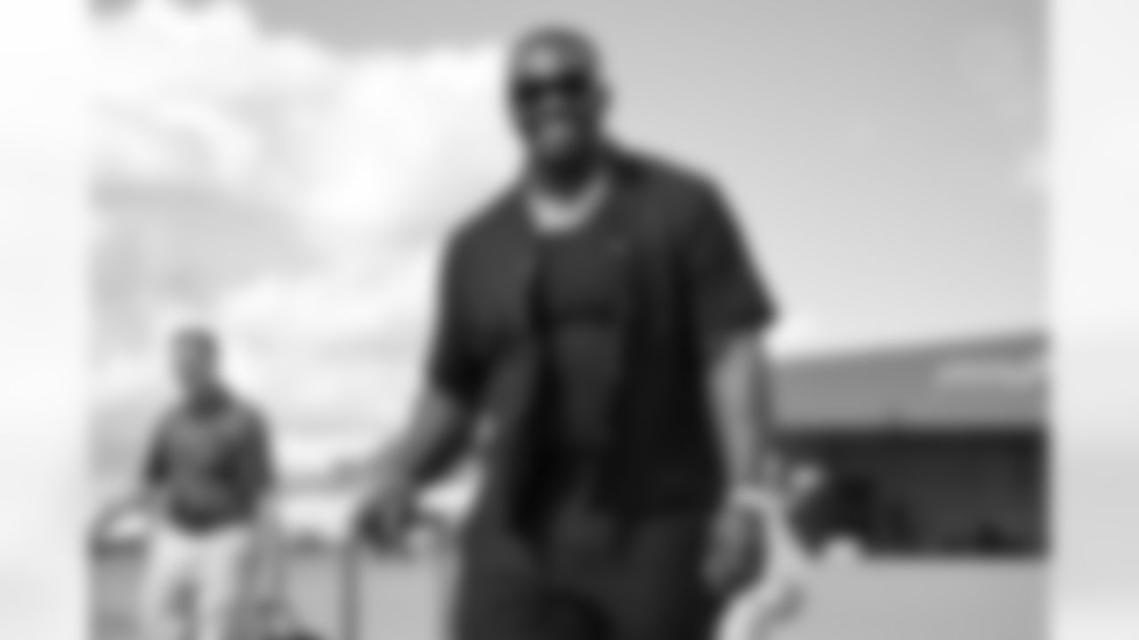 Pittsburgh Steelers defensive tackle Larry Ogunjobi (99) travels to Atlanta for the Week 1 regular season matchup against the Atlanta Falcons on Saturday, Sept. 7, 2024. (Karl Roser / Pittsburgh Steelers)