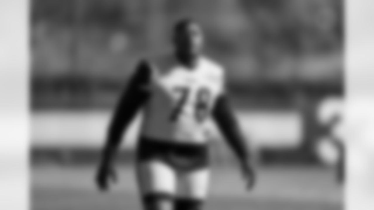 Pittsburgh Steelers defensive tackle Brodric Martin-Rhodes (78) during practice at the UPMC Rooney Sports Complex preparing for a Week 10 matchup against the Los Angeles Chargers, Thursday, Nov. 6, 2025 in Pittsburgh, PA. (Karl Roser / Pittsburgh Steelers)