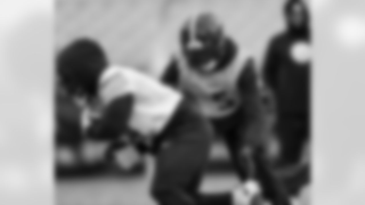 Pittsburgh Steelers cornerback Jalen Ramsey (5) during practice at Acrisure Stadium preparing for a Week 18 matchup against the Baltimore Ravens, Friday, Jan. 2, 2026 in Pittsburgh, PA. (Alysa Rubin / Pittsburgh Steelers)
