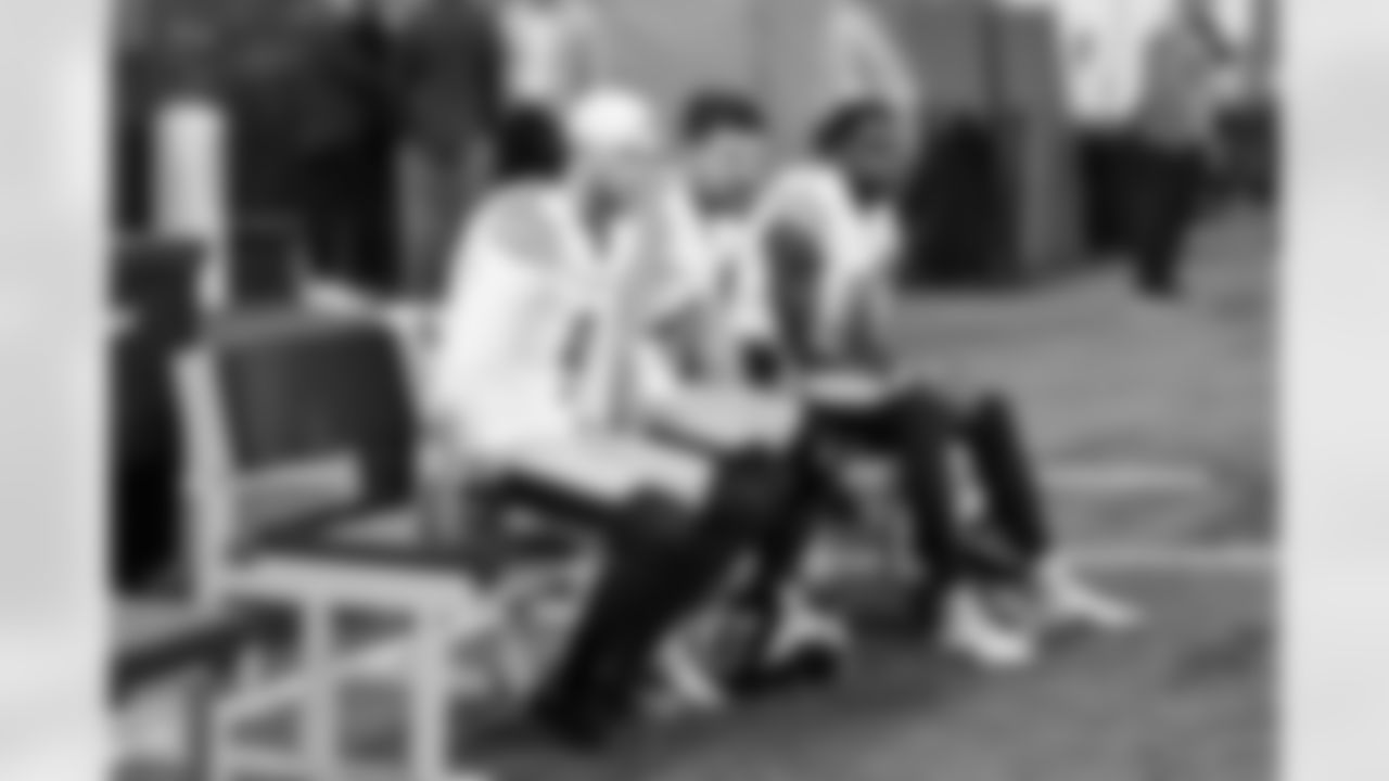 Pittsburgh Steelers kicker Chris Boswell (9), Pittsburgh Steelers long snapper Christian Kuntz (46) and Pittsburgh Steelers punter Corliss Waitman (3) during a regular season game between the Pittsburgh Steelers and the Detroit Lions, Sunday, Dec. 21, 2025 in Detroit, MI. (Karl Roser / Pittsburgh Steelers)