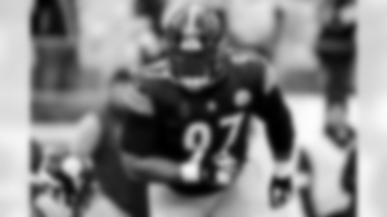 Pittsburgh Steelers defensive tackle Cameron Heyward (97) during a regular season game between the Pittsburgh Steelers and the Cincinnati Bengals, Sunday, Nov. 16, 2025 in Pittsburgh, PA. (Karl Roser / Pittsburgh Steelers)