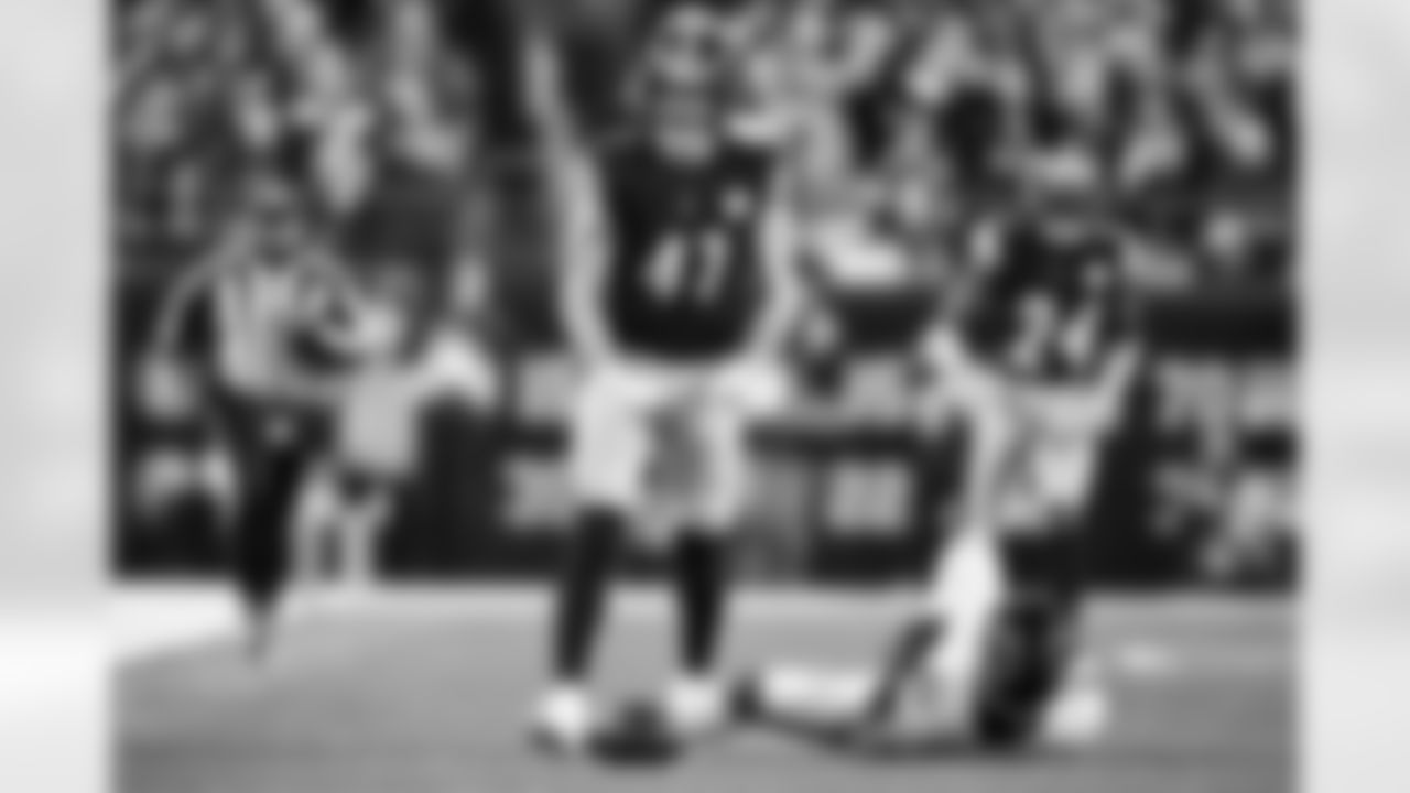 Pittsburgh Steelers linebacker Payton Wilson (41) during a postseason Wild Card game between the Pittsburgh Steelers and the Houston Texans, Monday, Jan. 12, 2026 in Pittsburgh, PA. (Karl Roser / Pittsburgh Steelers)