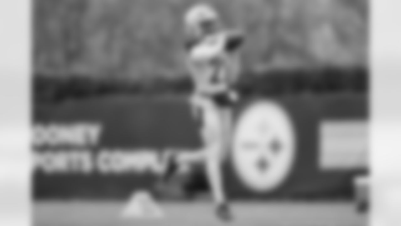 Pittsburgh Steelers safety Juan Thornhill (22) during practice at the UPMC Rooney Sports Complex preparing for a Week 8 matchup against the Green Bay Packers, Thursday, Oct. 23, 2025 in Pittsburgh, PA. (Alysa Rubin / Pittsburgh Steelers)
