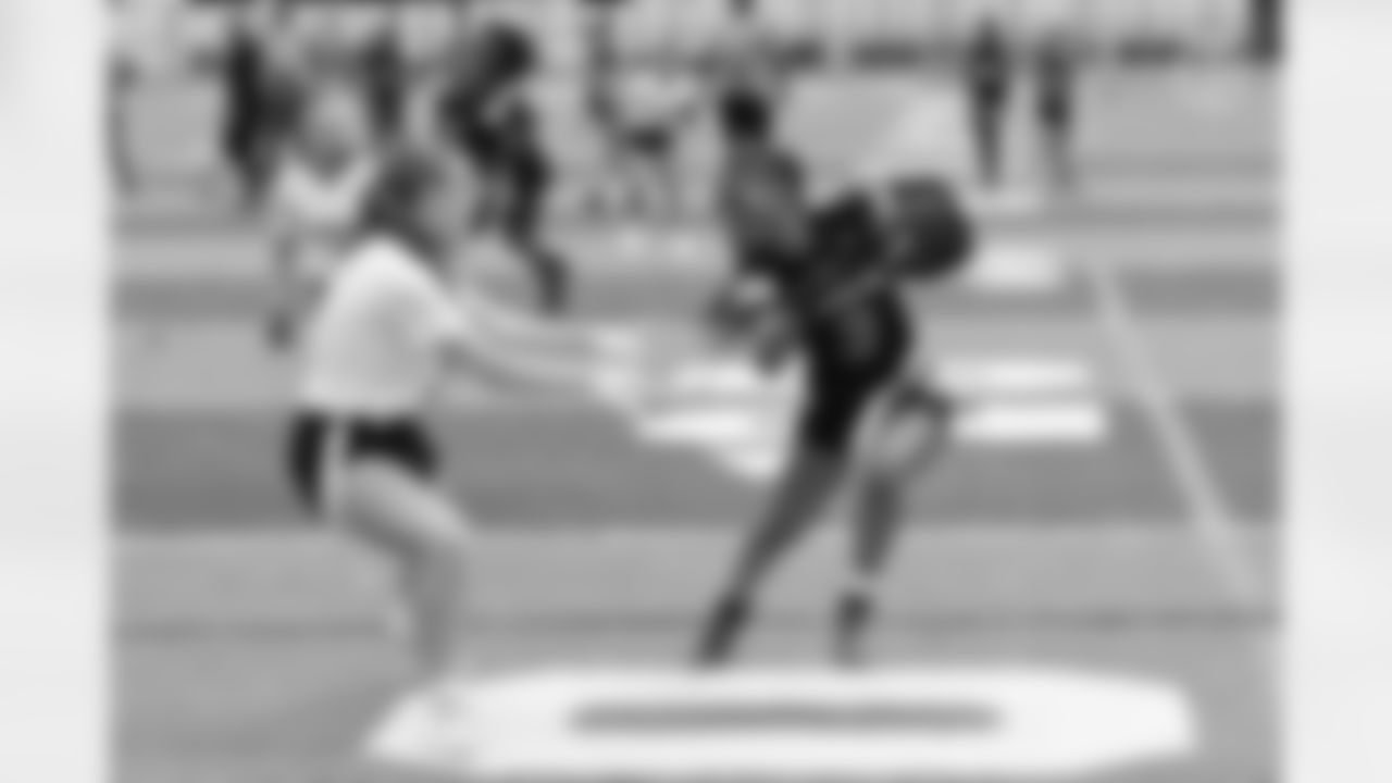 The Sweet 16 and Elite Eight rounds of the Steelers' Girls High School Flag Football season take place on Saturday, May 17, 2024 at Moon High School. (Brad Oskowski / Pittsburgh Steelers)