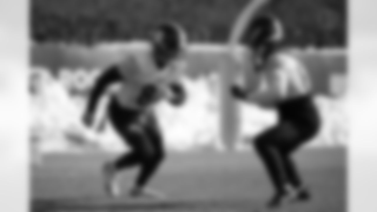 Pittsburgh Steelers wide receiver John Rhys Plumlee (82) during practice at the UPMC Rooney Sports Complex preparing for a Week 16 matchup against the Detroit Lions, Thursday, Dec. 18, 2025 in Pittsburgh, PA. (Karl Roser / Pittsburgh Steelers)