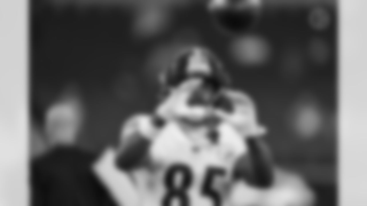 Pittsburgh Steelers wide receiver Ke'Shawn Williams (85) during a regular season game between the Pittsburgh Steelers and the Los Angeles Chargers, Sunday, Nov. 9, 2025 in Inglewood, CA. (Karl Roser / Pittsburgh Steelers)