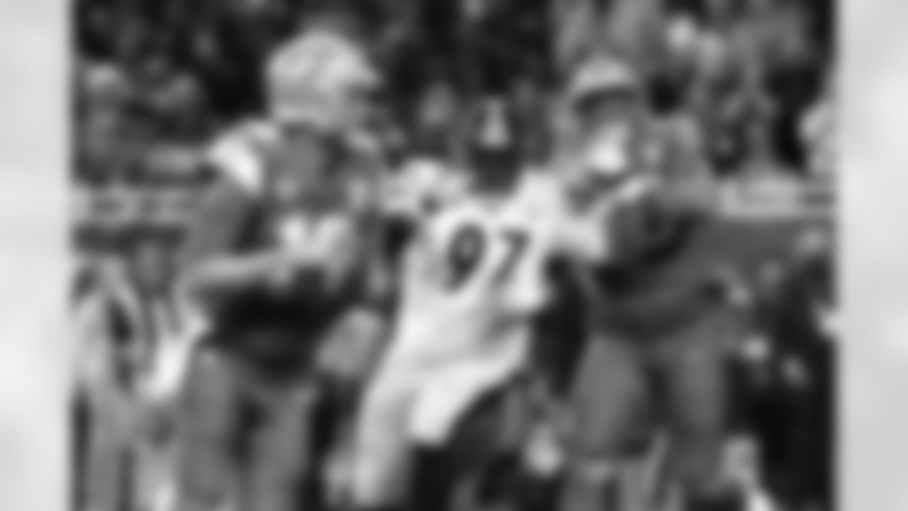 Pittsburgh Steelers defensive tackle Cameron Heyward (97) during a regular season game between the Pittsburgh Steelers and the Detroit Lions, Sunday, Dec. 21, 2025 in Detroit, MI. (Jared Wickerham / Pittsburgh Steelers)