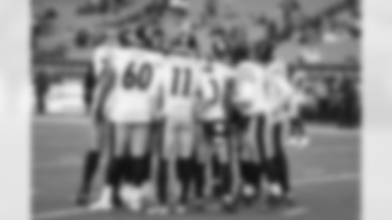 The Pittsburgh Steelers during a regular season game between the Pittsburgh Steelers and the Cleveland Browns, Sunday, Dec. 28, 2025 in Cleveland, OH. (Karl Roser / Pittsburgh Steelers)