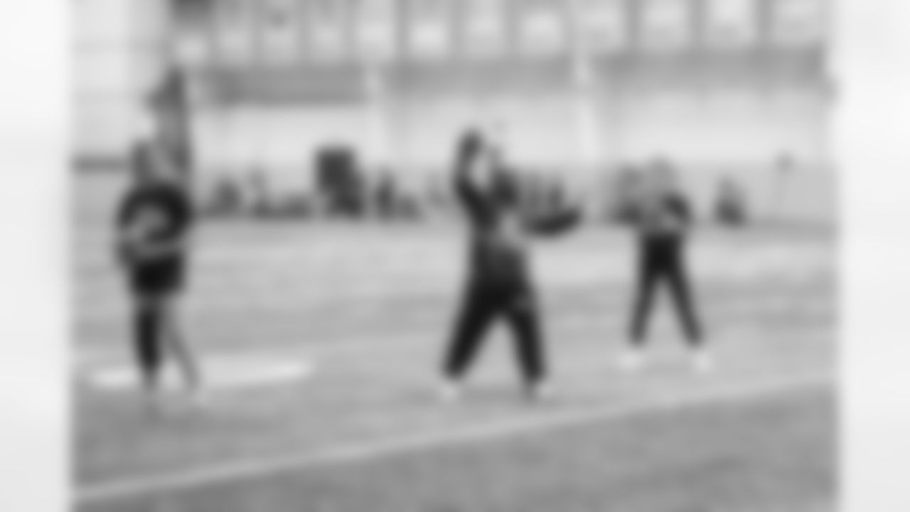 The Steelers host a 2023 Girl's Flag Football Jamboree at the UPMC Rooney Sports Complex Saturday, Dec. 9, 2023 in Pittsburgh, PA. (Arron Anastasia / Pittsburgh Steelers)