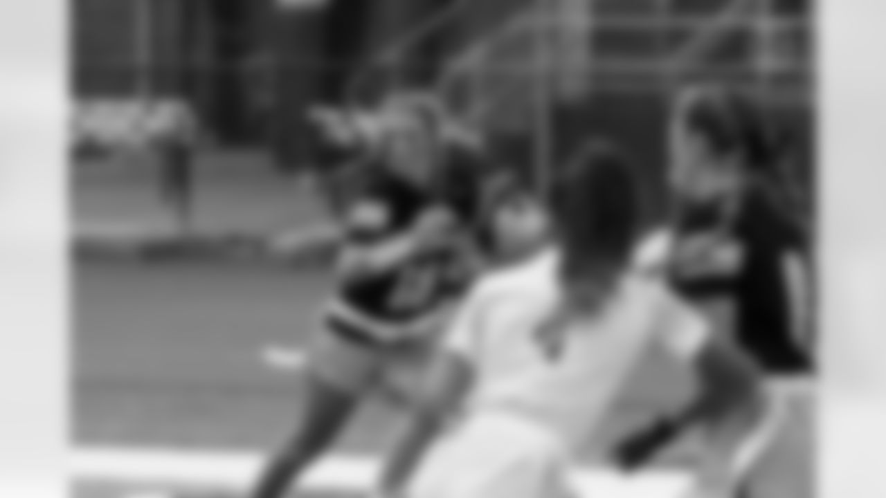 The Sweet 16 and Elite Eight rounds of the Steelers' Girls High School Flag Football season take place on Saturday, May 17, 2024 at Moon High School. (Brad Oskowski / Pittsburgh Steelers)