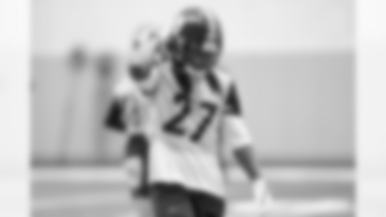 Pittsburgh Steelers defensive back Cory Trice Jr. (27) during practice at the UPMC Rooney Sports Complex preparing for a Week 9 matchup against the Indianapolis Colts, Thursday, Oct. 30, 2025 in Pittsburgh, PA. (Karl Roser / Pittsburgh Steelers)