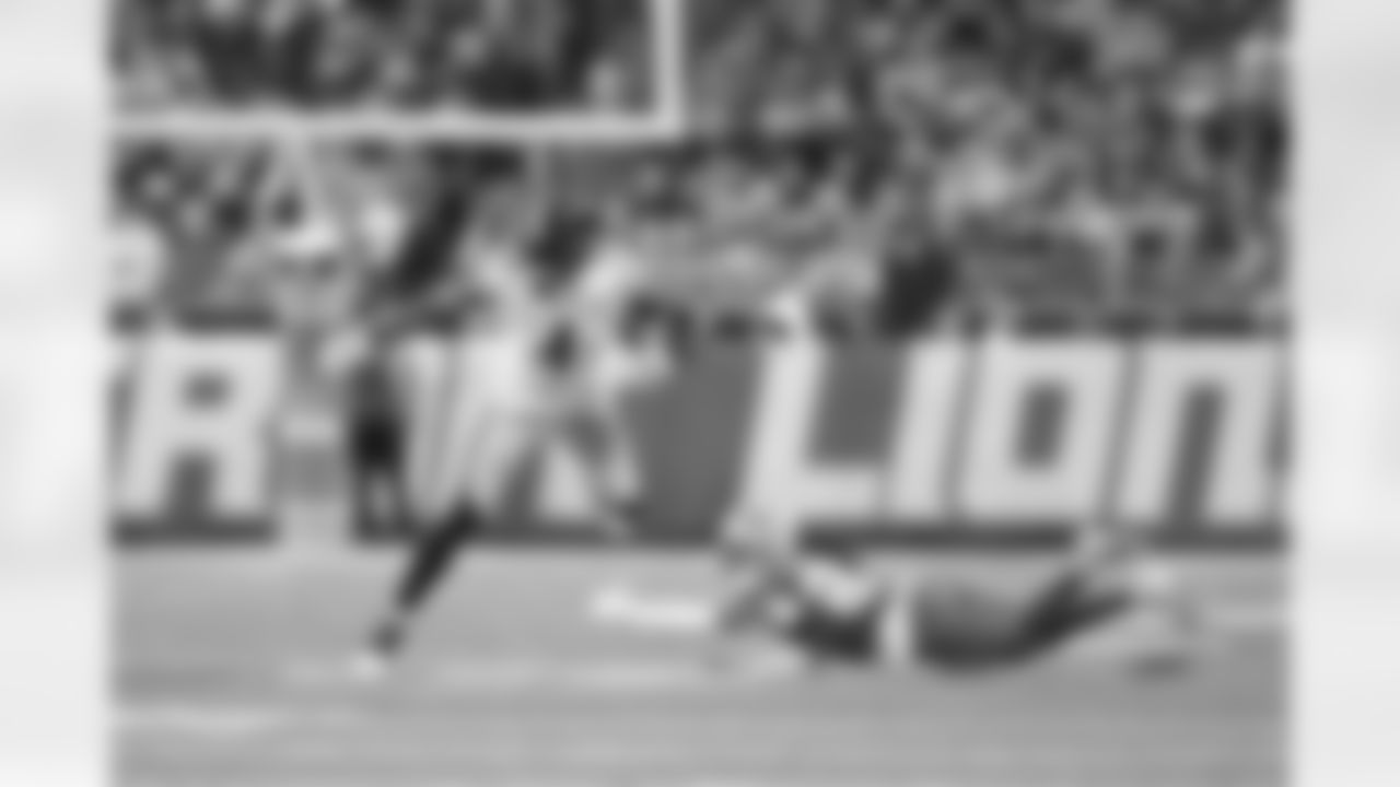 Pittsburgh Steelers wide receiver DK Metcalf (4) during a regular season game between the Pittsburgh Steelers and the Detroit Lions, Sunday, Dec. 21, 2025 in Detroit, MI. (Karl Roser / Pittsburgh Steelers)