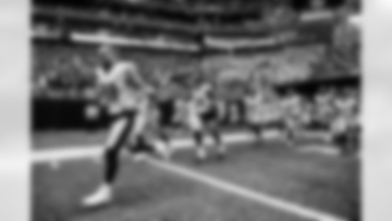 The Pittsburgh Steelers prior to a regular season game between the Pittsburgh Steelers and the Atlanta Falcons, Sunday, Sept. 8, 2024 in Atlanta, GA. (Kyle Hess / Pittsburgh Steelers)