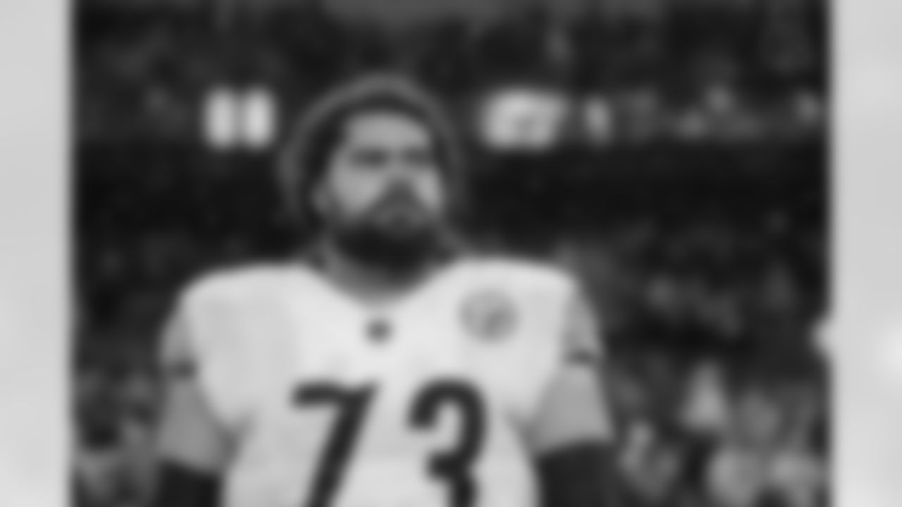 Pittsburgh Steelers guard Isaac Seumalo (73) during a regular season game between the Pittsburgh Steelers and the Baltimore Ravens, Saturday, Jan. 6, 2024 in Baltimore, MD. The Steelers defeated the Ravens 17-10. (Karl Roser / Pittsburgh Steelers)
