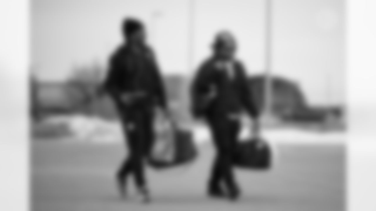 Pittsburgh Steelers running back Kaleb Johnson (20) and Pittsburgh Steelers running back Jaylen Warren (30) travels to Detroit on Saturday, Dec. 20, 2025 for the Week 16 regular season matchup against the Detroit Lions. (Alysa Rubin / Pittsburgh Steelers)