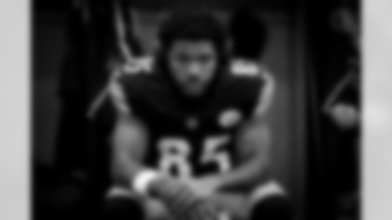 Pittsburgh Steelers wide receiver Ke'Shawn Williams (85) during a regular season game between the Pittsburgh Steelers and the Cleveland Browns, Sunday, Oct. 12, 2025 in Pittsburgh, PA. (Karl Roser/ Pittsburgh Steelers)