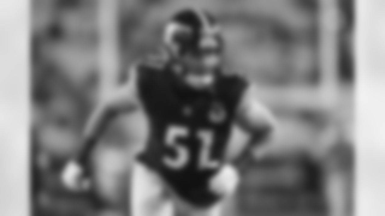 Pittsburgh Steelers linebacker Nick Herbig (51) during a regular season game between the Pittsburgh Steelers and the Tennessee Titans, Thursday, Nov. 2, 2023 in Pittsburgh, PA. (Karl Roser / Pittsburgh Steelers)