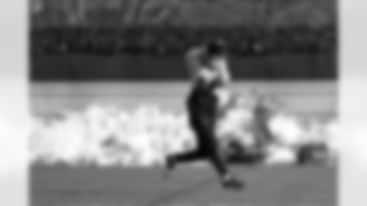 Pittsburgh Steelers wide receiver Max Hurleman (84) during practice at the UPMC Rooney Sports Complex preparing for a Week 16 matchup against the Detroit Lions, Thursday, Dec. 18, 2025 in Pittsburgh, PA. (Karl Roser / Pittsburgh Steelers)