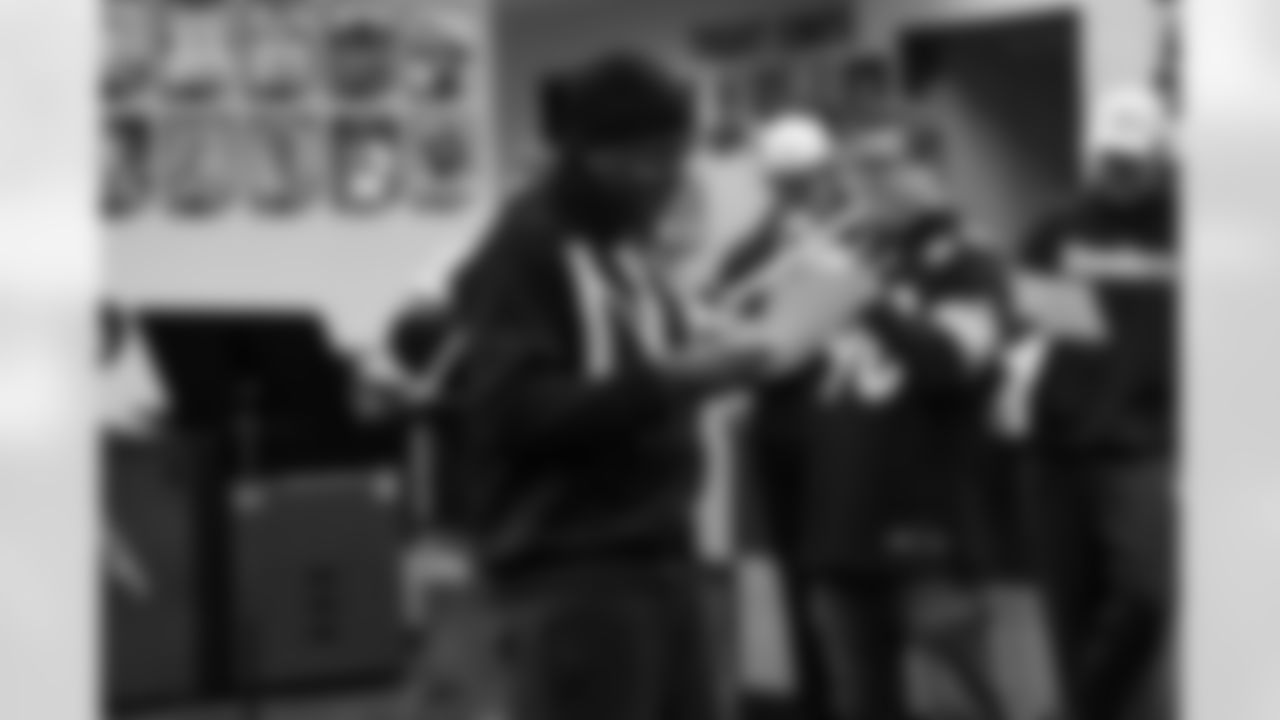 The Pittsburgh Symphony performs holiday music for the Steelers at the UPMC Rooney Sports Complex Thursday, Dec. 18, 2025 in Pittsburgh, PA. (Alysa Rubin / Pittsburgh Steelers)