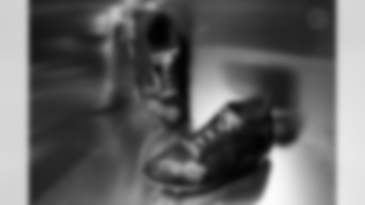 Pittsburgh Steelers defensive end Logan Lee (91) will showcase his custom cleats supporting Athletes in Action during Week 13. (Alysa Rubin / Pittsburgh Steelers)