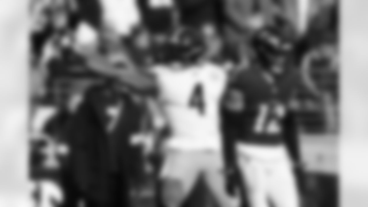 Pittsburgh Steelers wide receiver DK Metcalf (4) during a regular season game between the Pittsburgh Steelers and the Baltimore Ravens, Sunday, Dec. 7, 2025 in Baltimore, MD. (Karl Roser / Pittsburgh Steelers)