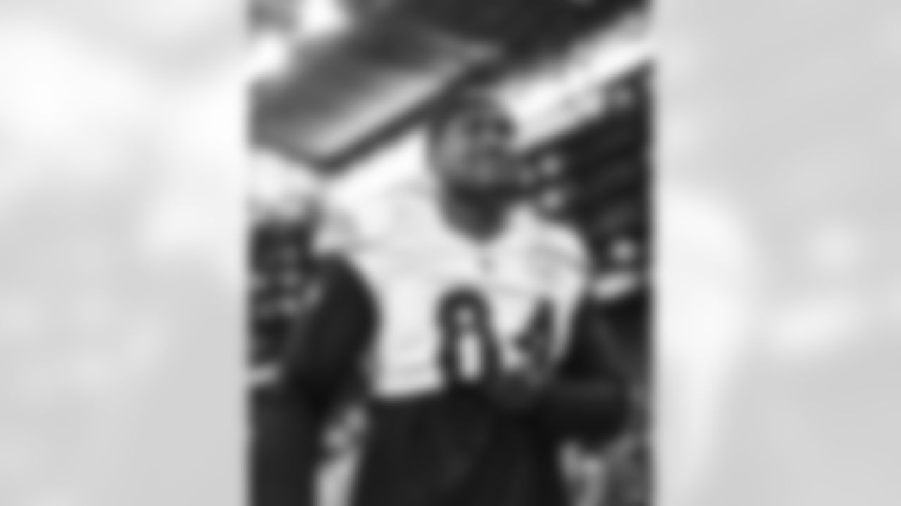 Pittsburgh Steelers running back/kick returner Cordarrelle Patterson (84) prior to a preseason game between the Pittsburgh Steelers and the Detroit Lions, on Saturday August 24, 2024 in Detroit, Michigan. (Alysa Rubin / Pittsburgh Steelers)