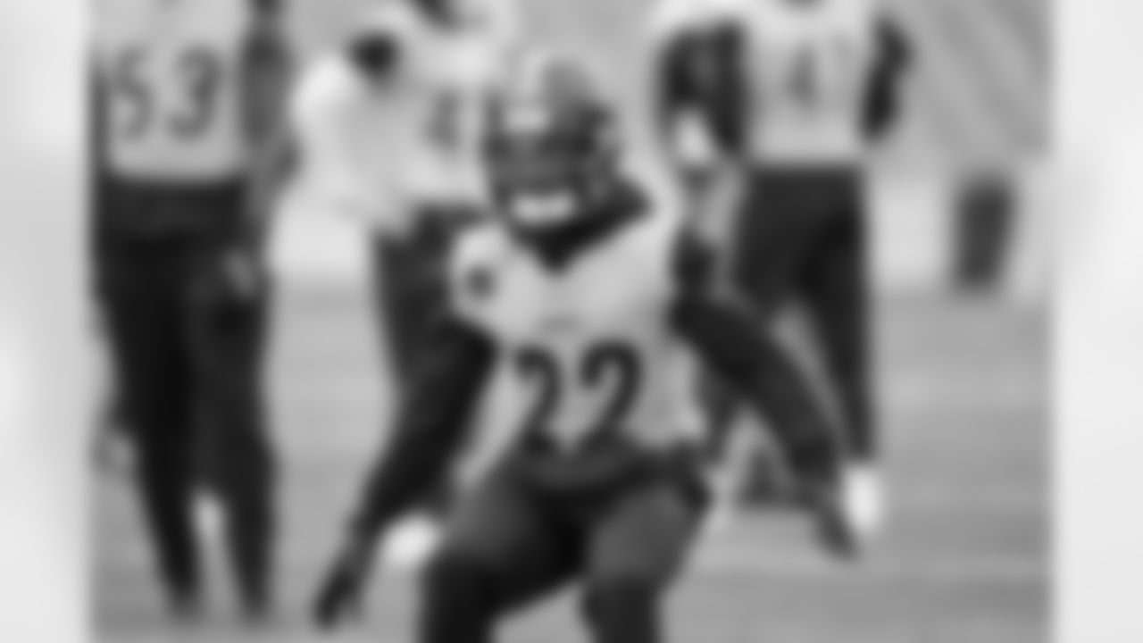 Pittsburgh Steelers cornerback Asante Samuel Jr. (22) during practice at Acrisure Stadium preparing for a Week 18 matchup against the Baltimore Ravens, Friday, Jan. 2, 2026 in Pittsburgh, PA. (Karl Roser / Pittsburgh Steelers)
